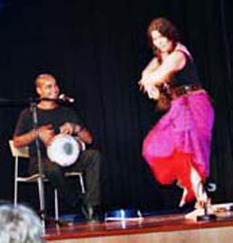 Sandra Calisto percusión